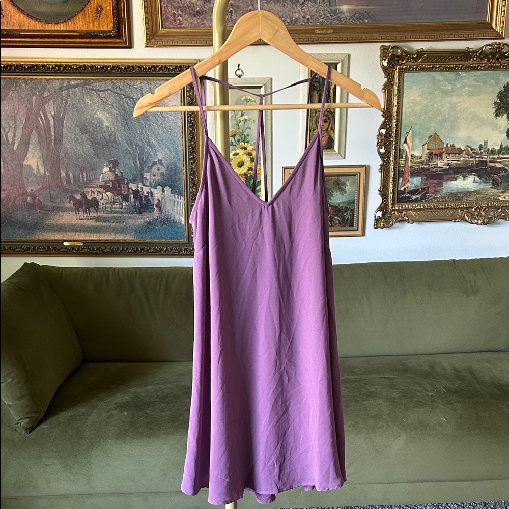 Lush Lavender Strappy Dress